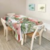 Walmsco Tablecloth Pink Flamingo Tropical Jungle Decor For Dining Room