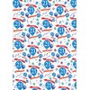 2 Sheets 21st Birthday Wrapping Paper Age 21 Birthday Blue