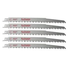 9-Inch Wood Pruning Saw Blades for Reciprocating/Sawzall Saws - 5 Pack - Caliastro