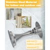 Magnetic Door Stop Holder 4 Pack - Door Stoppers Stainless