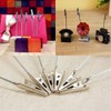 Shiwaki 10 Piece Alligator Clips with Base Holder for Airbrush