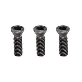 sourcing map M3.5-0.6 Carbon Steel Torx Set Screws for Carbide Insert Lathe Turning Tool Holder, 3Pcs