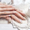 [Snowy Rose] Winter rose nail - egg coffin / [스노위