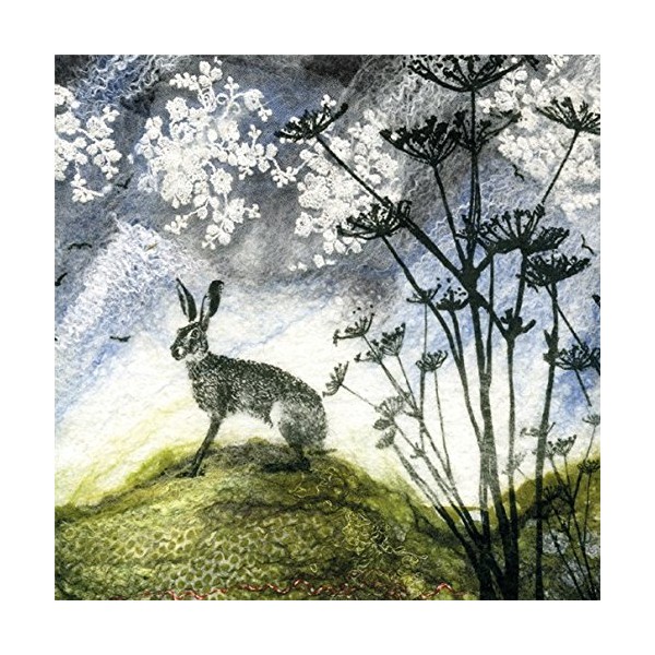 Artistic Greeting Card (MG6222) Blank/Birthday - Hare and Hogweed -