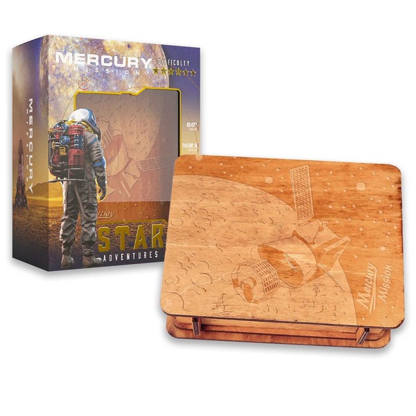 Logica Puzzles Art. Mercury - Wooden Puzzle - Secret Box