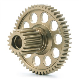 Runup RC Differential Gear, 17T 50T Aluminum Alloy Countergear for 1/12 Tamiya 57409 Lunch Box Cars Lightweight
