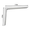KG Wai Industrial Aluminum Shelf Bracket, 150X200, White