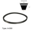 sourcing map A550 V-belt, 21.7 inch inner circumference, A-profile rubber