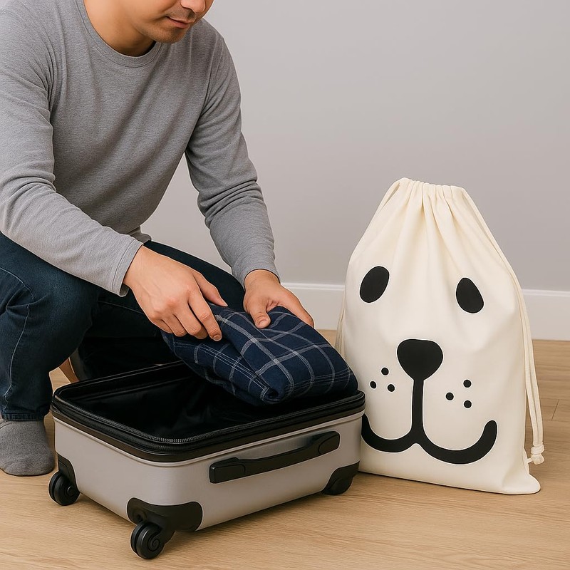 ALLY-MAGIC Laundry Bag Travel Laundry Bag Travel with Drawstring Dirty