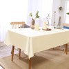 Deconovo Oxford Decorative Wipeable Tablecloth Rectangle Water Resistant Tablecloth for