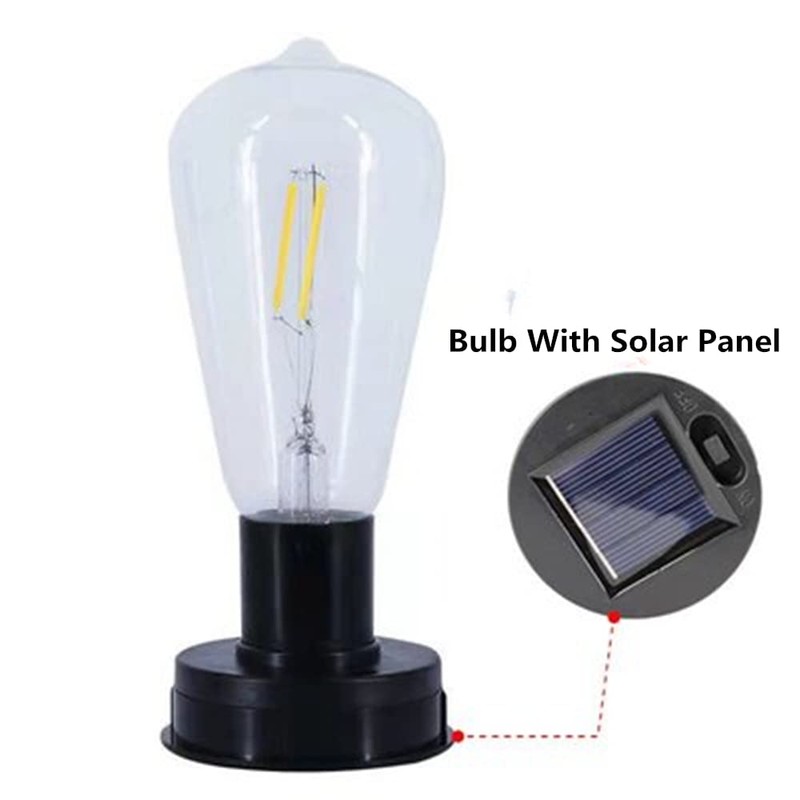 Solar Light Bulbs Solar Light Replacement Top Part with Bulbs,