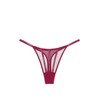Victoria's Secret Sheer Shine Thong Panty Color Red New (US,