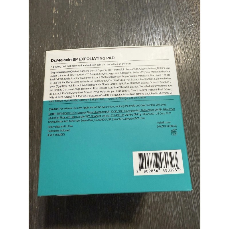 DR.MELAXIN [Dr.Melaxin] BP Bio Spicule Pore Exfoliating Toner Pad 70Pads,K-Beaut