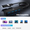 4 in 1 USB Hub, Tymyp USB 3.0 Hub 5Gbps