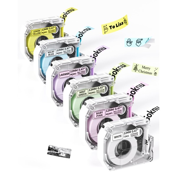 Goknu Tape Replacement for Brother P Touch M Tape MK221