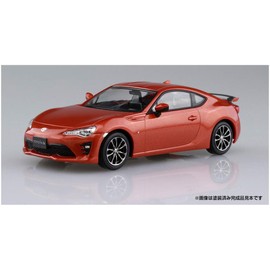 Aoshima Bunka Kyozai 03-B The Snap Kit Series, Toyota 86, Orange Metallic, Color-Coded Plastic Model, 1/32