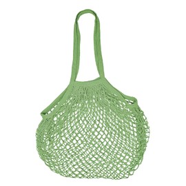 AfitLulu Mesh Beach Bags for Women, Cotton Mesh Bag Large Tote Bag Reusable Shopping Bag Beach Tote Bag with Handle, Mesh Tote Bag for Shopping Travel Vacations (Green)