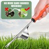 Stainless Steel Weed Cutter, Dandelion Remover with Handle, Weeder with