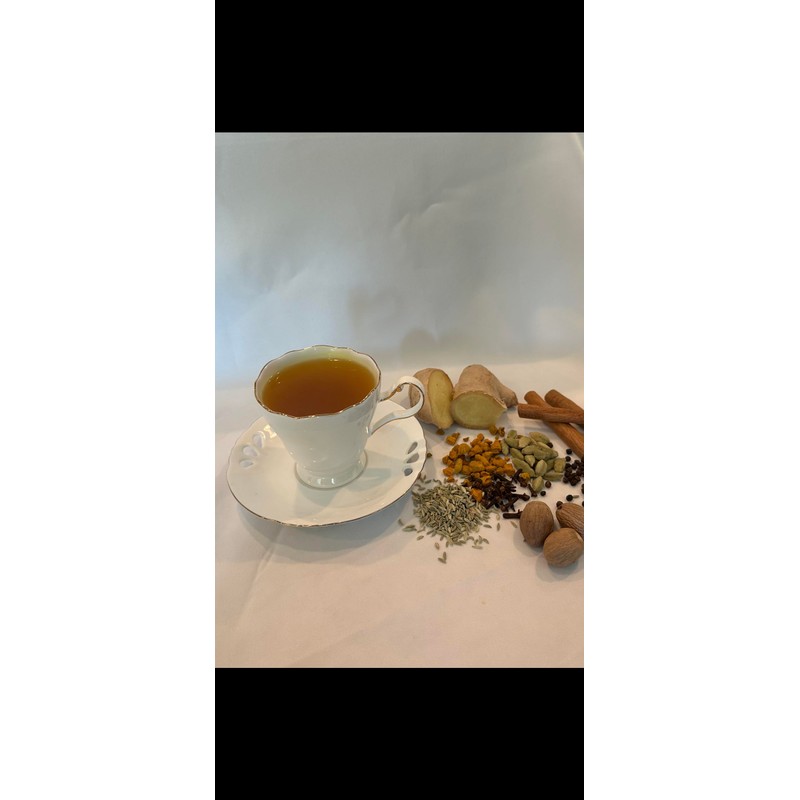 Organic Saffron Organic Ginger Herbal Tea - for better health