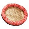 Round Pet Cooling Bed Cartoon Printing Pet Sleeping Bed Summer
