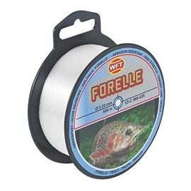 WFT Target Fish Trout 500 m Clear Fishing Line for Trout Fishing, Monofilament Line for Trout, Trout Line for Fishing, Line, Diameter/Load Capacity: 0.20 mm/3.8 kg Load Capacity