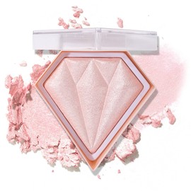 Face Pink Blush Highlighter Makeup Palette Shimmer Contour Powder Waterproof Long-Lasting, Brightens Face Complexion Contour Illuminator Highlighters Blush Powder Makeup Palette - 03 Fairy Powder