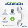 Easycare Suction Grab Rail Handles for Bathroom Set of 2