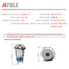 APIELE Push Button Switch 19mm Spot Light Momentary Stainless Steel