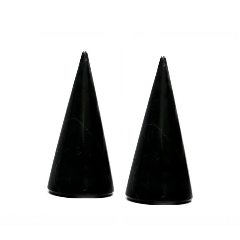 craft monkees Ring Holder Cone Genuine Marble Polished| Ring Jewelry
