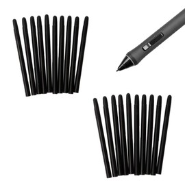 20-Pack Universal Replacement Standard Pen Nibs Replacement for Intuos CTL-4100 / 4100WL ; CTL-6100 / 6100WL(Black)