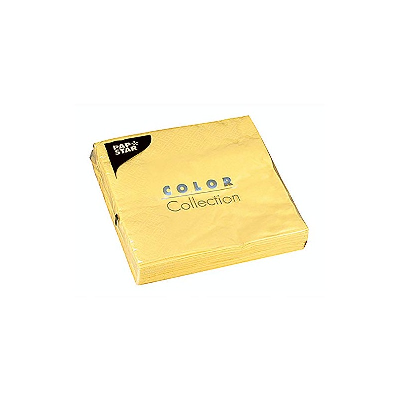 Papstar cf20tovaglioli 3 Veli 33 x 33giallo – Paper napkin