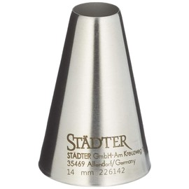 Städter 226142 Lochtülle 14 mm, Edelstahl, Silber