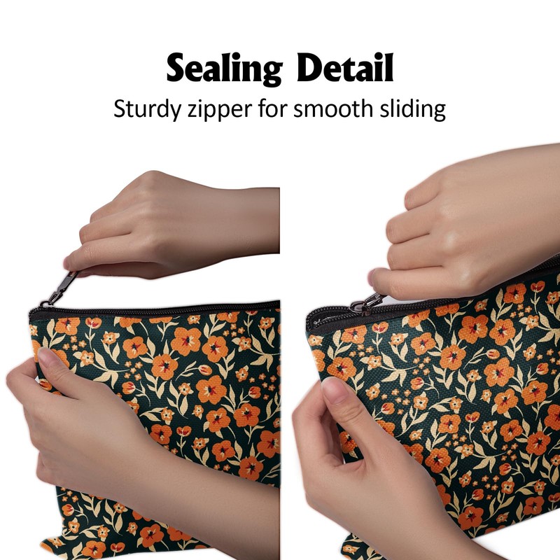 Cafl - Bolsa de maquillaje para viajes, artículos esenciales para