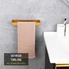 GERZWY Bathroom 2-Piece Accessory Set Gold Stainless Steel Toilet Paper