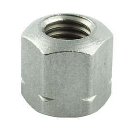 Eisenwaren2000 | M6 Hex Nuts (Pack of 20) - 1.5 D High Long Nut Form B - DIN 6330 - Stainless Steel A2 V2A - Rustproof