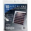 100x Printfile Archival Storage Sheets 35mm 135 Negative Page Preservers