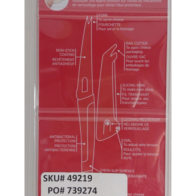 Starfrit Multiprep Knife Cheese Knife New Sealed 4.5'' Kitchen White