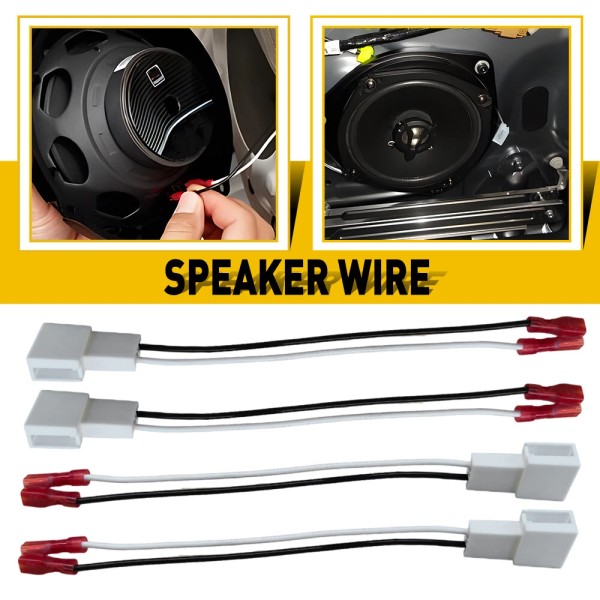 Unbranded 4pcs 72-8104 Metra Audio Speaker Harness Wiring Adapter For