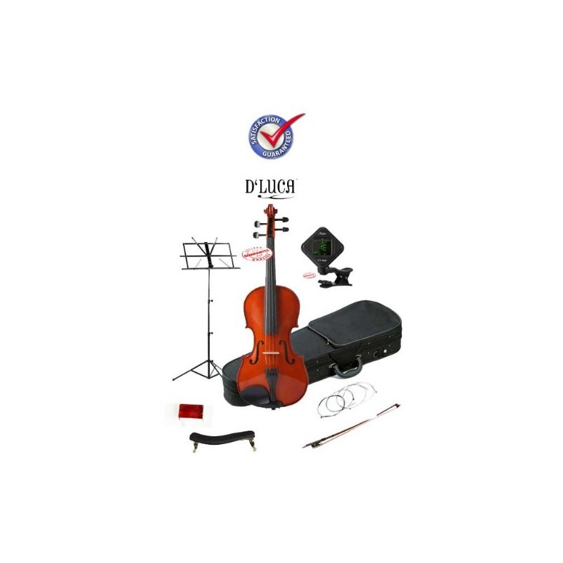 D’Luca Meister Student Violin School Package 4/4 DL-250-44-PACK