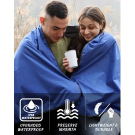 DUKUSEEK Outdoor Waterproof Stadium Blanket, XL Large (79x56) Hooded Stadium Blankets with Fleece,Portable,Warm Outside Blankets for Cold Weather, Camping, Sports, Beach, Football, Festivals…