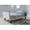 Little Partner New MOD Toddler Bed(White-Espresso)