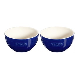 STAUB Ceramics Universal Bowl Set, 6.5-inch, Dark Blue