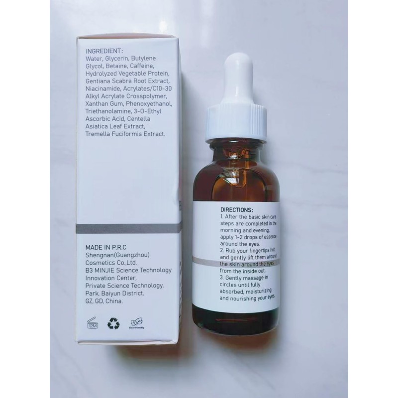 New Caffeine Solution 5%+ EGCG, Facial Caffeine Eye Serum, Moisturizing