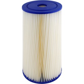 SpiroPure SP-EC1-BB 10x4.5 1 Micron Pleated Cellulose Sediment Water Filter Cartridge ECP1-BB 255489-43 (Case of 8)