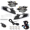 ANTUKO 2Pcs Front Driving Fog Light Assembly with Bulbs and