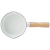 Skater ENMP2-A Enameled Milk Pan, Lisa Larson Hedgehog, 5.1 inches