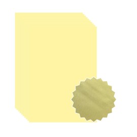 ASENME Pastel cardstock, A4 Size, Yellow Textured Cardboard (Pastel Yellow, A4/15Units)