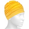 Mad Wave Women's Lux Shower Cap, Yellow, One Size