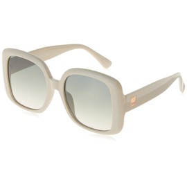 Vince Camuto Women's VC1125 Oversized 100% UV400 Protective Square Sunglasses. Luxe Gifts for Her, 52 mm, Ivory