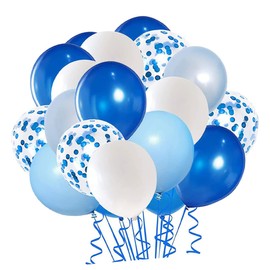 KICHOUSE 50Pcs Confetti Balloons Birthday Wedding Decorations Party Supplies for Celebrations Graduations and Holidays Easy to Inflate Charming Design